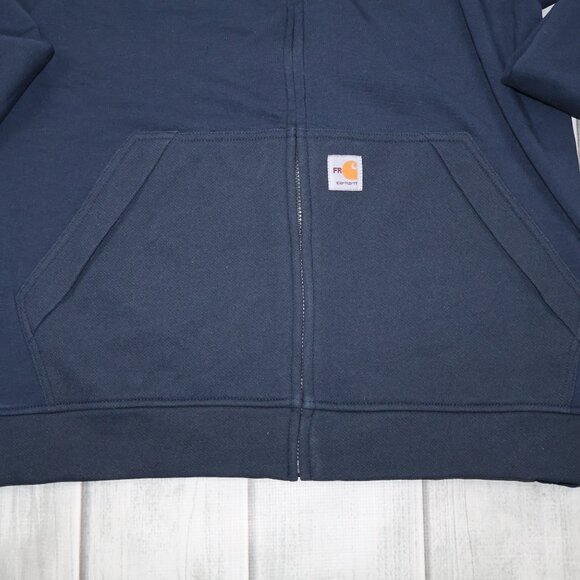 NEW Carhartt Flame-Resistant Rain Defender Relaxed Fit Fleece Jacket - Picture 4 of 9